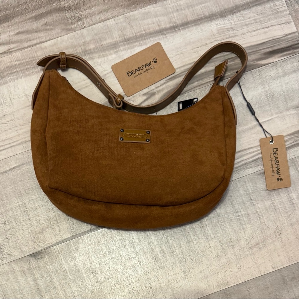 Women’s BEARPAW Suede Hobo Purse - Picture 1 of 5